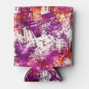 Dark Abstract Blots Background Can Cooler