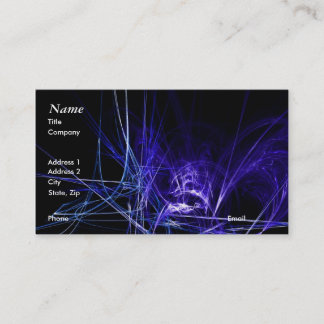 Dark Abstract Business Card