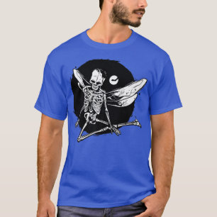 Dark Academia Aesthetic Goth Indie Butterfly Moon T-Shirt