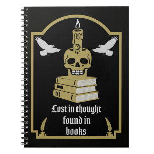 Dark Academia Aesthetic Notebook