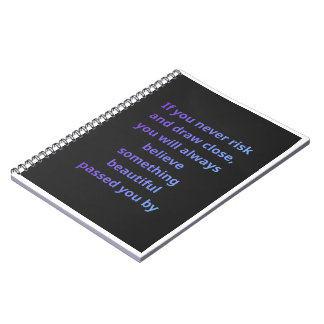 Dark Academia Aesthetic Quote Notebook