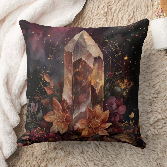 Dark Academia Amethyst Celestial Design Cushion (Blanket)