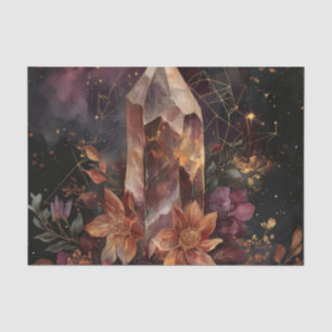 Dark Academia Amethyst Celestial Design Tissue Paper