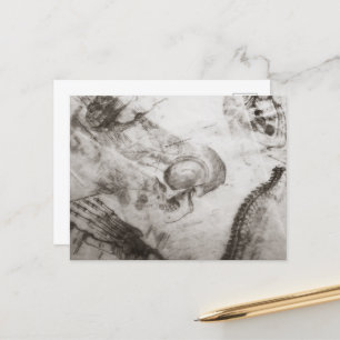 Dark Academia anatomy Postcard