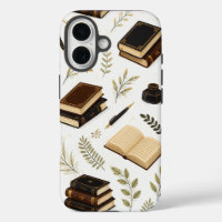 Dark Academia Books Phone Case - Vintage Library