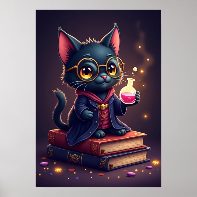 Dark Academia BookTok Reading Nook Magic Potion St Poster (Front)