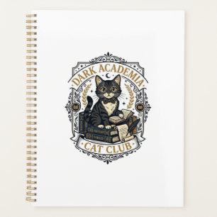 Dark Academia Cat Cat Dad Gift Idea - Dark Academi Planner