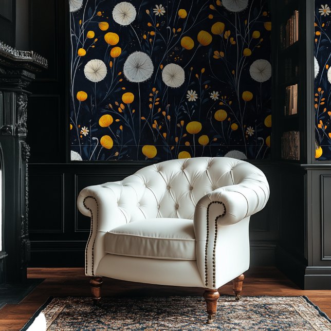 Dark Academia Dandelion Floral Wallpaper (Creator Uploaded)