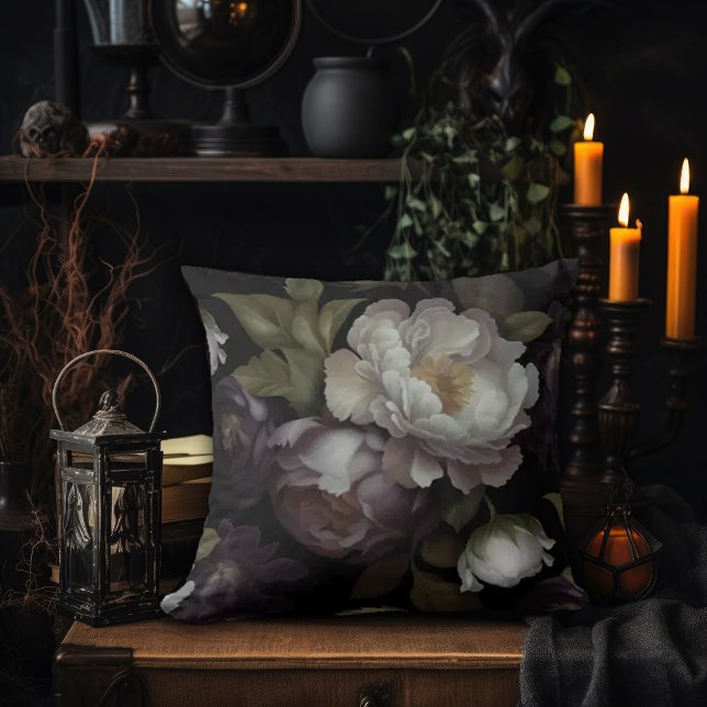 Dark Academia Floral Design Cushion (Creator Uploaded)
