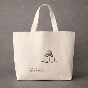 Dark Academia –Introvert Gift Library Book Large Tote Bag