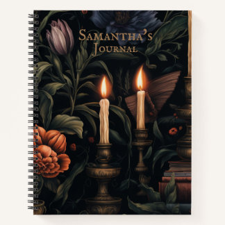 Dark Academia Journal Notebook