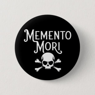 Dark academia Memento Mori goth emo 6 Cm Round Badge