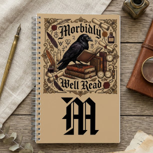 Dark Academia Raven Vintage Gothic Books