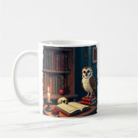 Dark Academia Reading Nook Owl Owl Glasses Vintage