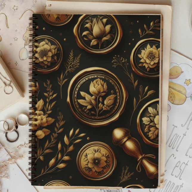 Dark Academia Stamp Vintage Gothic Philately  Planner (Creator Uploaded)