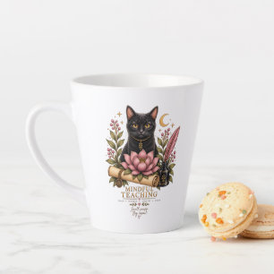 Dark Academia Teacher latte Mug for Her Mindful