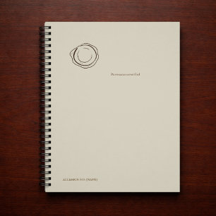 Dark Academia Wax Seal– Minimalist Vintage Library Notebook