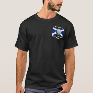 Dark adult t-shirt with StABVC logo