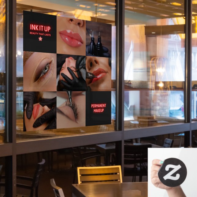 Dark Aesthetic Beauty Permanent Makeup Salon  (Restaurant Window)