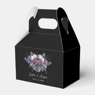 Dark Aesthetic Goth Wedding Bouquet Favour Box