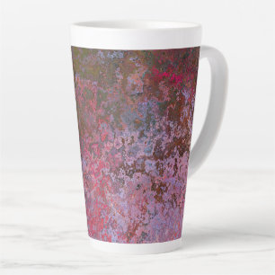 Dark Alcohol Ink Abstract Latte Mug