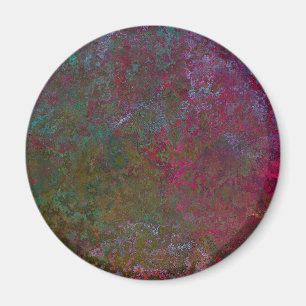 Dark Alcohol Ink Abstract Magnet