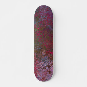 Dark Alcohol Ink Abstract Skateboard
