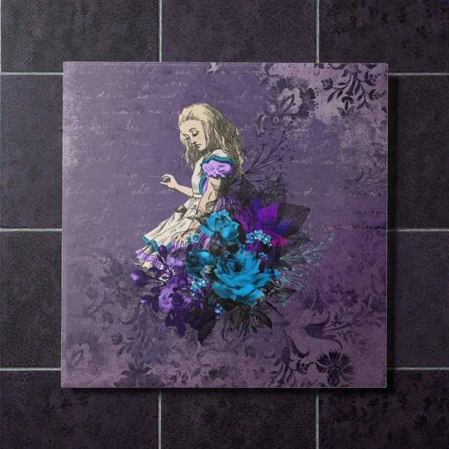 Dark Alice Rustic Deep Purple Ceramic Tile (Creator Uploaded)