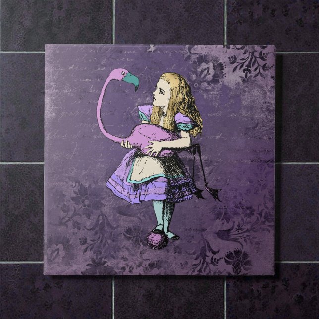 Dark Alice Rustic Deep Purple Ceramic Tile (Creator Uploaded)
