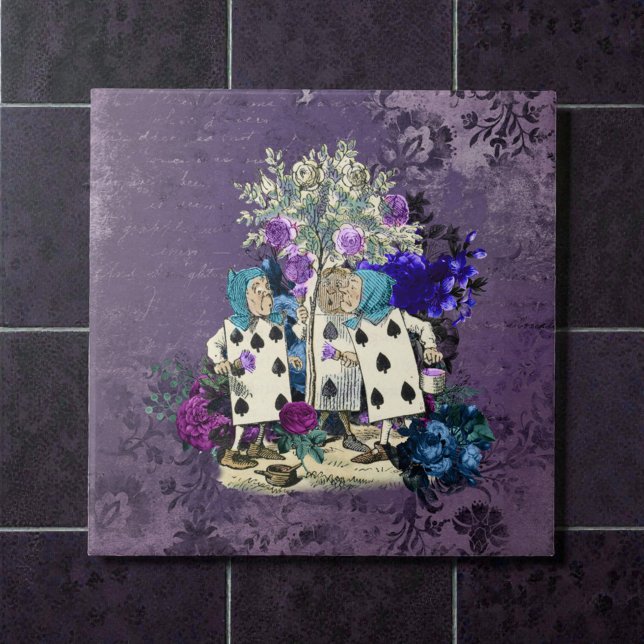 Dark Alice Rustic Deep Purple Ceramic Tile (Creator Uploaded)