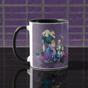 Dark Alice Rustic Deep Purple Mug
