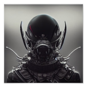 Dark alien creature Photo Print