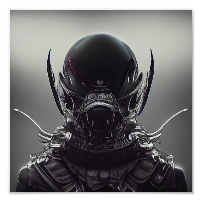 Dark alien creature Photo Print (Front)
