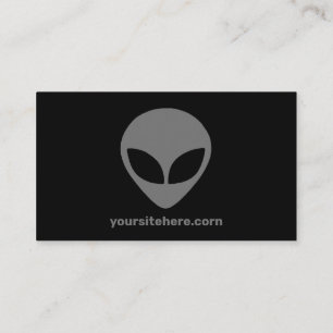Dark Alien QR Code Business Card