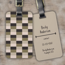Dark and Beige Shades Colour Blocks