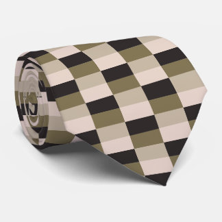 Dark and Beige Shades Colour Blocks Tie