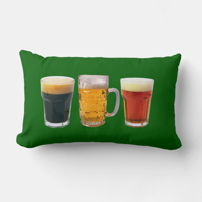 Dark and Light Ale Lumbar Cushion (Front)