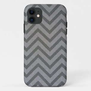 Dark and Light Chevron Pattern iPhone 11 Case