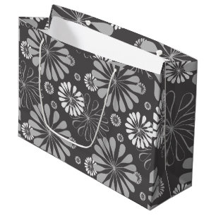 Dark and light grey large gift bag