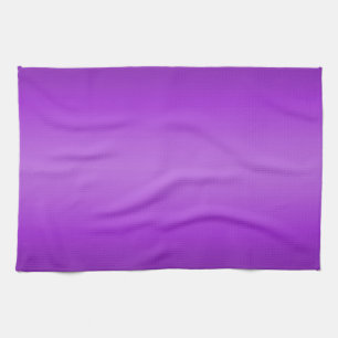 Dark and Light Purple Gradient - Violet Template Tea Towel