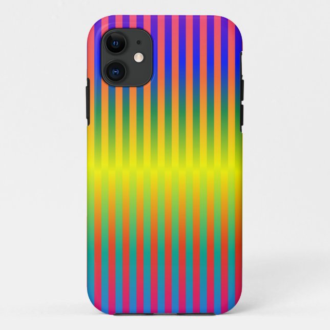 Dark and Light Rainbows (Stripes) Case-Mate iPhone Case (Back)