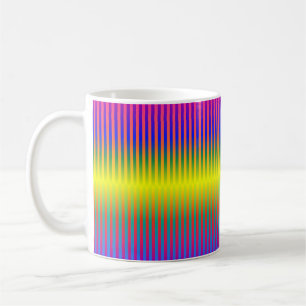 Dark and Light Rainbows (Stripes) Coffee Mug
