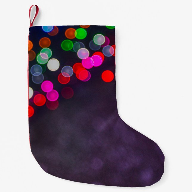 Dark and light small christmas stocking (Front)