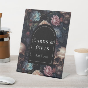 Dark and Moody Floral Gothic Bridal Shower Sign