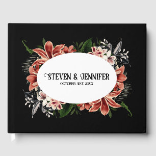 Dark and Moody Wedding Guestbook 