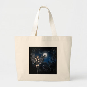 Dark Angel & Dark Night Series Large Tote Bag