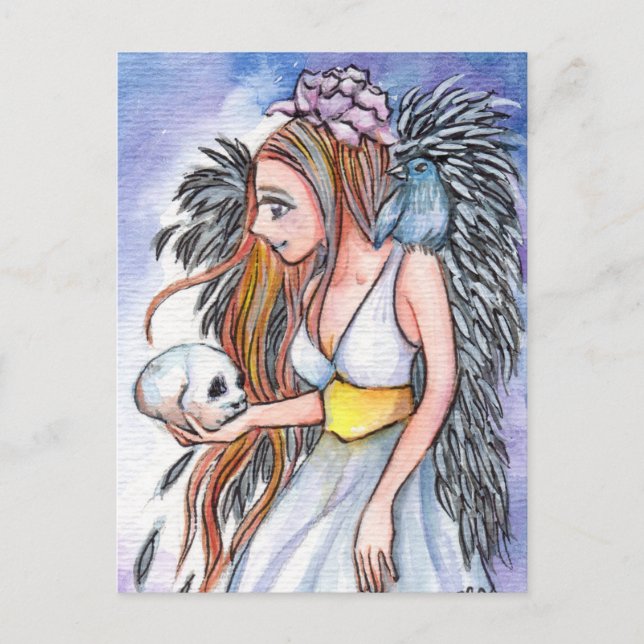 Dark Angel Holiday Postcard (Front)