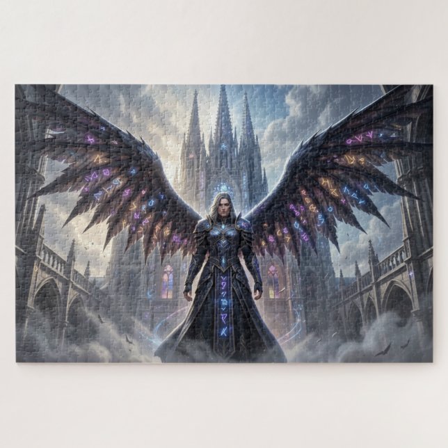Dark Angel Sanctuary Jigsaw Puzzle (Horizontal)