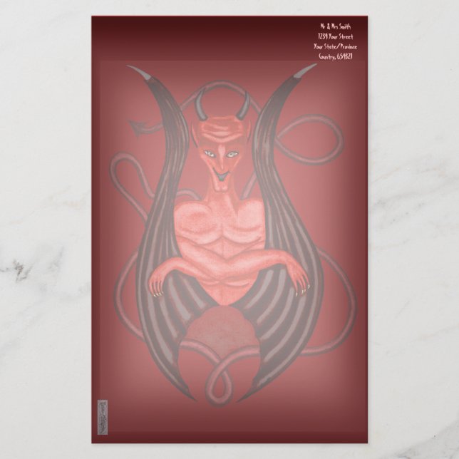 Dark Angel Stationery (Front)