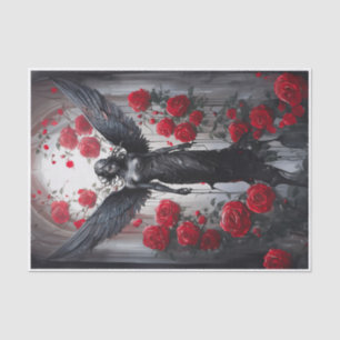 Dark Angel Tears, Divinity & Red Roses Tissue Paper